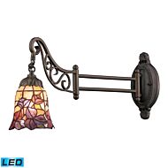 Mix-N-Match 1-Light LED Wall Sconce in Tiffany Bronze