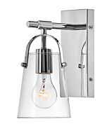 Hinkley Foster 1-Light Bathroom Vanity Light In Chrome