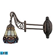 Mix-N-Match 1-Light LED Wall Sconce in Tiffany Bronze