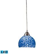 Cira 1-Light LED Mini Pendant in Satin Nickel