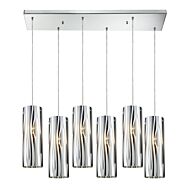 Chromia 6-Light Pendant in Polished Chrome