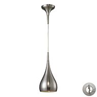 Lindsey 1-Light Mini Pendant in Satin Nickel