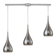 Lindsey 3-Light Pendant in Satin Nickel