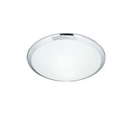 Malta 1-Light Flush Mount in Chrome