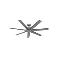 Downtown 60" Ceiling Fan in Matte Silver