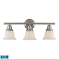 Berwick 3-Light LED Bathroom Vanity Light in Brushed Nickel