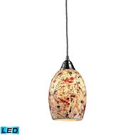 Avalon 1-Light LED Mini Pendant in Satin Nickel