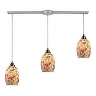 Avalon 3-Light Pendant in Satin Nickel