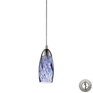 Milan 1-Light Mini Pendant in Satin Nickel