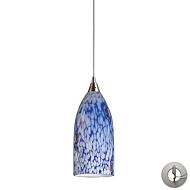 Verona 1-Light Mini Pendant in Satin Nickel