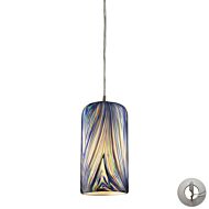 Molten 1-Light Mini Pendant in Satin Nickel