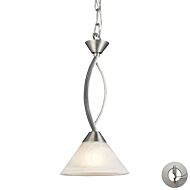 Elysburg 1-Light Mini Pendant in Satin Nickel