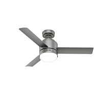 Gilmour 2-Light 44" Ceiling Fan in Matte Silver