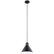 Zailey 1-Light Pendant in Black