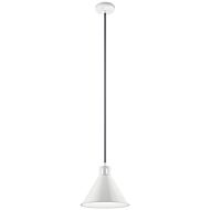 Zailey 1-Light Pendant in White