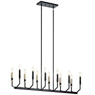 Armand 12-Light Chandelier in Black