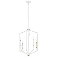 Armand 4-Light Foyer Pendant in White