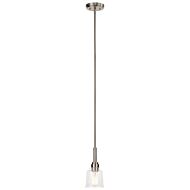 Aivian 1-Light Mini Pendant in Nickel Textured