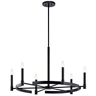 Tolani 6-Light Chandelier in Black