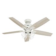 Gatlinburg 4-Light 52" Ceiling Fan in Matte White