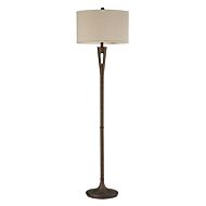 Martcliff 1-Light Floor Lamp in Burnished Bronze