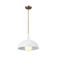 Fira 1-Light Pendant in White