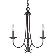 Williamsport 3-Light Chandelier in Oil Rubbed Bronze