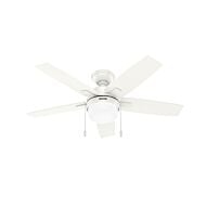 Anisten 2-Light 44" Ceiling Fan in Fresh White