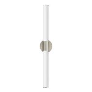 Tubo 1-Light LED Bathroom Vanity Light in Satin Nickel