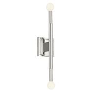 Odensa 2-Light Wall Sconce in Polished Nickel