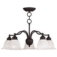 Essex 5-Light Chandelier with Ceiling Mount in Bronze