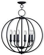 Milania 6-Light Chandelier in Bronze