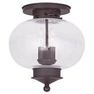 Harbor 3-Light Ceiling Mount in Bronze