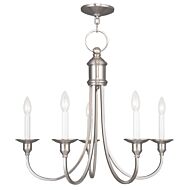 Cranford 5-Light Chandelier in Brushed Nickel