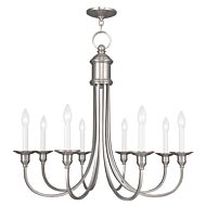 Cranford 8-Light Chandelier in Brushed Nickel