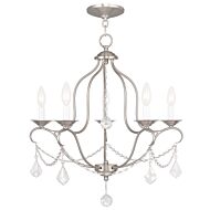 Chesterfield 5-Light Chandelier in Brushed Nickel