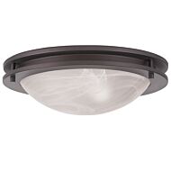 Ariel 2-Light Ceiling Mount in Bronze