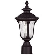 Oxford 1-Light Outdoor Post-Top Lanterm in Bronze