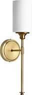 Quorum Celeste Wall Sconce in Aged Brass