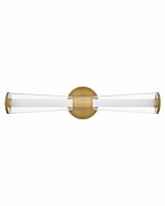 Hinkley Elin Bathroom Vanity Light In Lacquered Brass