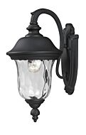 Z-Lite Armstrong 1-Light Outdoor Wall Sconce In Black
