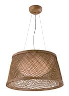 Maxim Lighting Bahama 20.25 Inch Pendant in Natural Finish