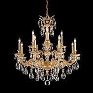 Milano 12-Light Chandelier in Heirloom Bronze