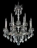 Milano 12-Light Chandelier in Antique Silver