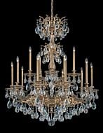 Milano 15-Light Chandelier in Antique Silver