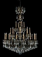 Milano 28-Light Chandelier in Etruscan Gold