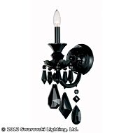 Hamilton 1-Light Wall Sconce in Jet Black