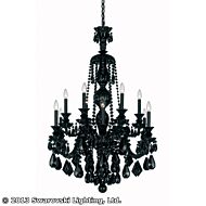 Hamilton 12-Light Chandelier in Jet Black