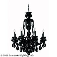 Hamilton 8-Light Chandelier in Jet Black