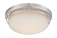 Ramsey LED Flushmount in Satin Platinum